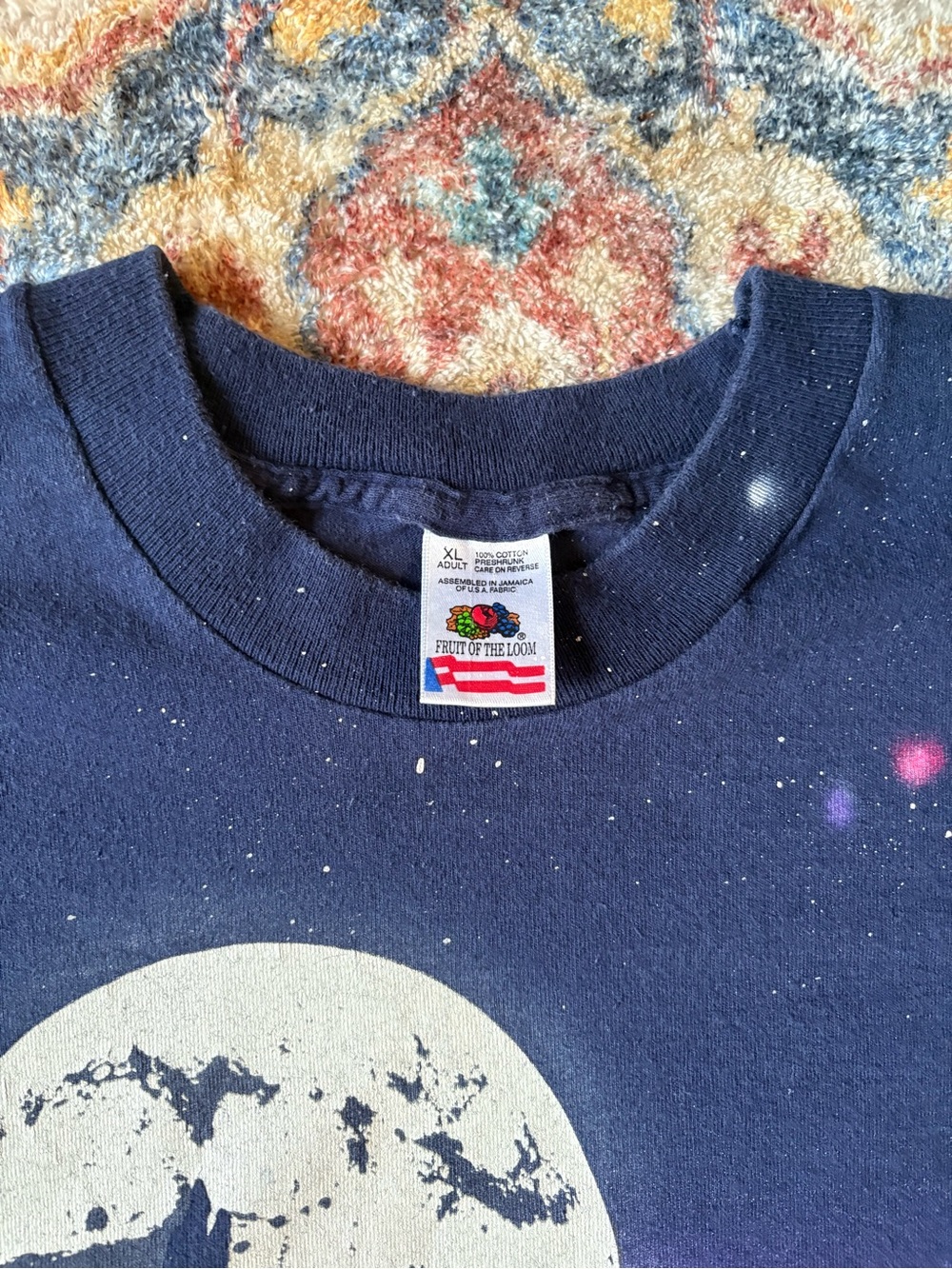 Vintage Yellowstone Wrap Around Print Nature T-shirt Size XL - Picture 3 of 5